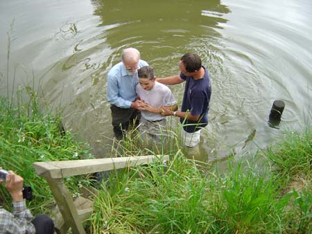 A baptism.